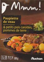 Paupiette De Veau & Petits Pois Carottes, Pommes De Terre Report Card