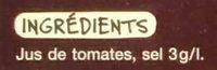 Pur Jus De Tomate De Marmande Ingredients