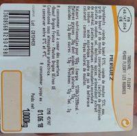 Merguez Vritables Ingredients