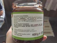 Pte  Tartiner Vegan Ingredients
