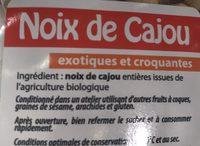 Noix De Cajou664 Ingredients