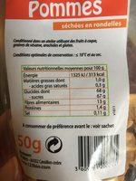 Pommes Sches En Rondelles Ingredients