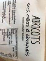 Abricots Ingredients