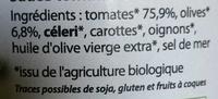 Sauce Tomate Olive Mditerranenne Ingredients