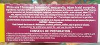 200G Pizz' 3 Fromages 2X Sigal Ingredients