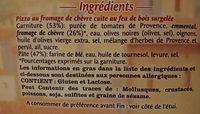 Pizza De Manosque Chvre Tomates 570g Ingredients