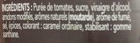 Sauce Barbecue Au Got Fum Ingredients