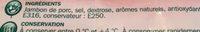 Jambon Suprieur Tradilge, Dcouenn 6tr+2 Gratuites Ingredients