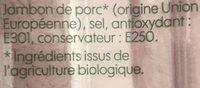 Jambon Suprieur, Sans Couenne (4 Tranches) Ingredients