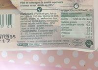 Pt De Campagne Tradilge Ingredients