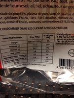 Riz Cantonais Ingredients