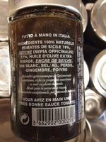 Sauce Tomate, Seiche, Nero Di Seppia Ingredients