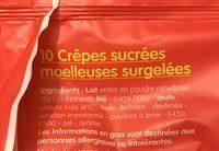 Crpes Moelleuses Ingredients