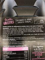 Les Petites Galettes Ingredients