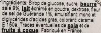 Caramels Au Beurre Sal Ingredients
