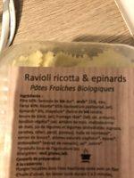 Ravioli Ricotta Et Epinards Ingredients