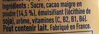 Super Poulain Ingredients