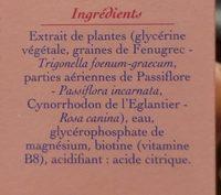 Calmosine Allaitement Ingredients