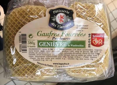 Gaufres Fourres Genivre De Wambrechies