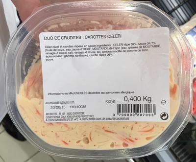 Duo De Crudits : Carottes-cleri