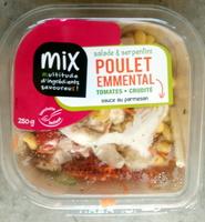 Salade & Serpentini Poulet Emmental Tomates Crudits Sauce Au Parmesan Report Card