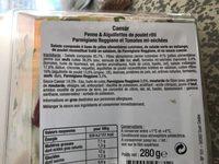 Salade Caesar Penne & Aiguillettes De Poulet Roti Ingredients