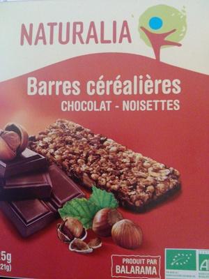 Barres Cralires Chocolat Noisettes