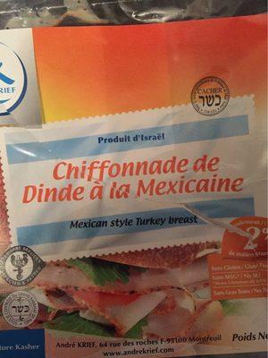 Chiffonade De Dinde A La Mexicaine