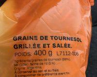 Arev Graine Tournesol 400 GRS Ingredients