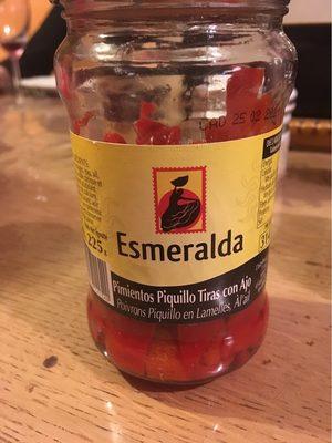 Pimientos Piquillo Tiras Con Ajo