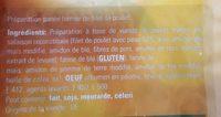 Escalope Poulet Halal AVS Ingredients