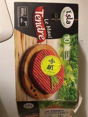 Viande Hache Halal 100% Pur Buf Isla