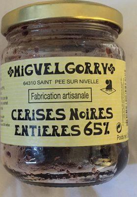 Confiture Cerises Noires Entires 65%