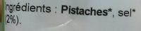 Pistaches Grilles Sales Bio Ingredients
