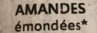Amandes Mondes Ingredients