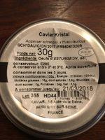 Caviar - Kristal Ingredients