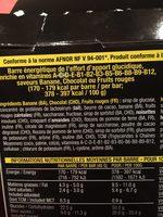 Barres Energetiques Vo2 Max Ingredients