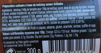 Tomato Ketchup Special Grillades Ingredients