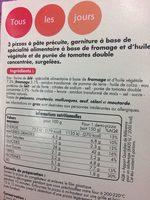 Pizza Margherita Ingredients