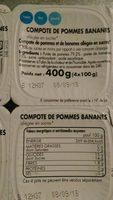 PC Compote Pom / Banane 4X100G Alleg. Ingredients