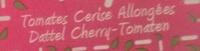 Tomates Cerises Allonges Ingredients