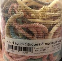 Grand Seau Lacets Acidules 270 G Ingredients