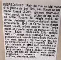 Sandwich Tomate Mozza Ingredients