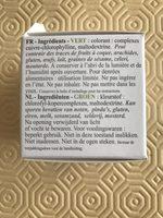 Colorant Alimentaire D'origine Naturelle - Vert - Scrapcooking Ingredients