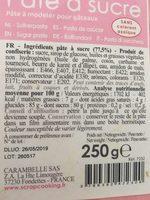 Pte  Sucre Arme Vanille 250 G Rose - Scrapcooking Ingredients