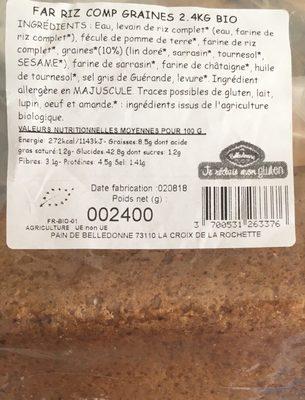 Far Riz Complet Graines