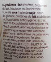 Minceur D - Milk-shake Cafe Frappe - Substitut De Repas Minceurd Ingredients