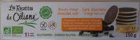 Biscuits Orange Chocolat Noir Report Card