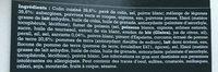 Filet De Lieu Noir Ingredients