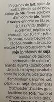 Insudiet Galettes Chocolates Ingredients